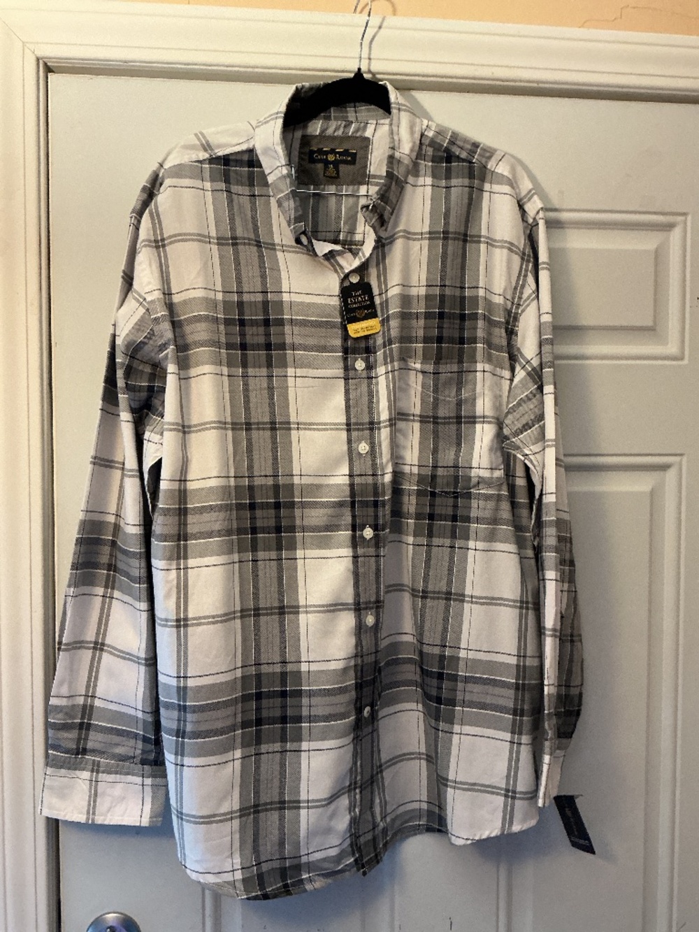 New with Tags Men’s Club Room Long Sleeve Shirt The Estate Collection